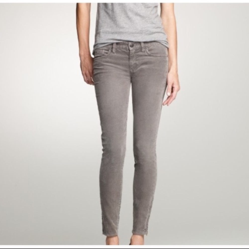 J.CREW "toothpick" ankle cord